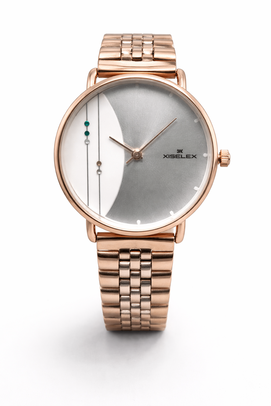 Elegant Rose Gold Minimalist Analog Watch (Men & Women)