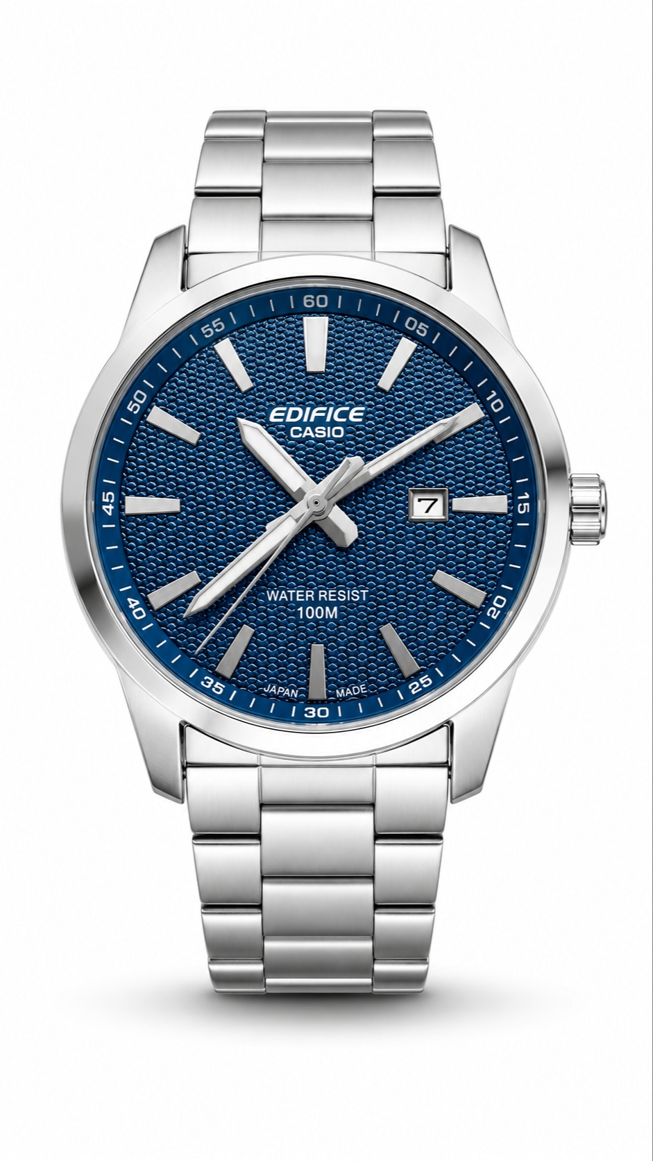 CASIO EDIFICE Blue Dial Stainless Steel Watch